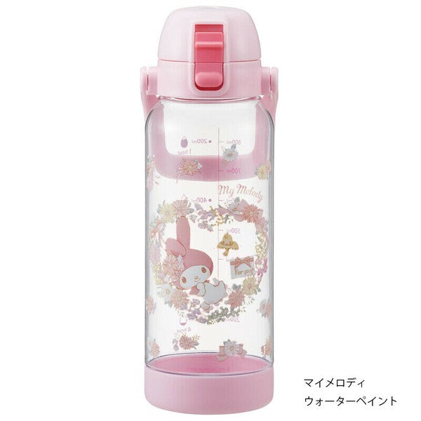 Skater Timing Design Transparent Direct Drinking Plastic Water Cup Large Capacity 1000ml ( my melody)