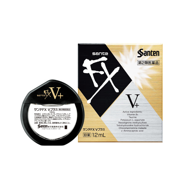Santen FX V Plus – Refreshing Eye Care Solution (12ml)