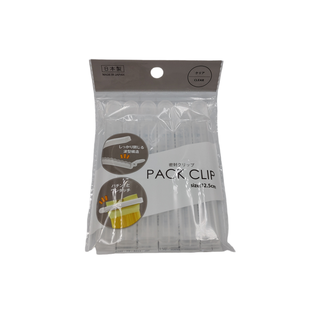 Clear sealing clip 6P round