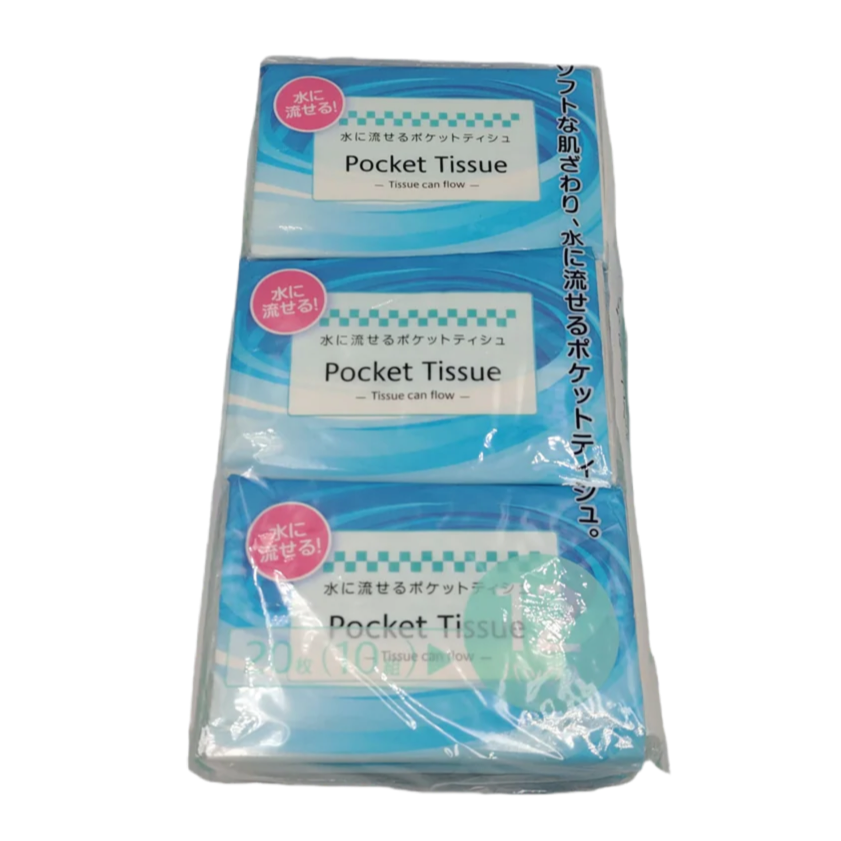 Flushable Pocket Size Tissue 12bags
