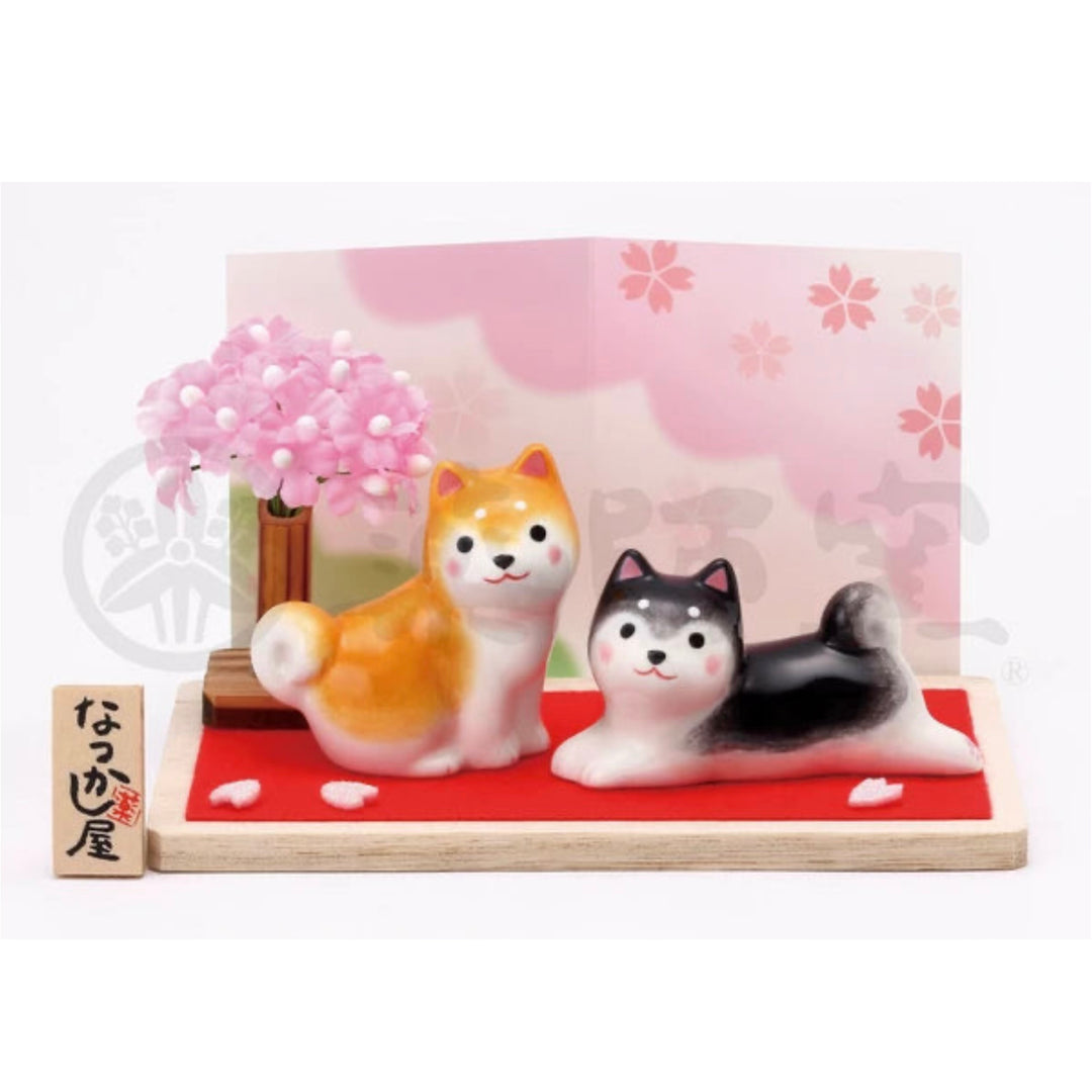 Yakushigama pair of Shiba Inus (Sakura) #9696