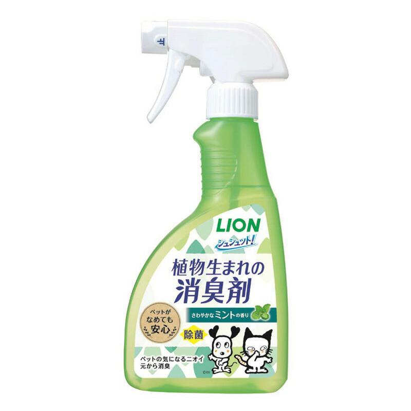 Lion Shushutto! Plant-Based Deodorant For Pets, Mint Scent, 400ml