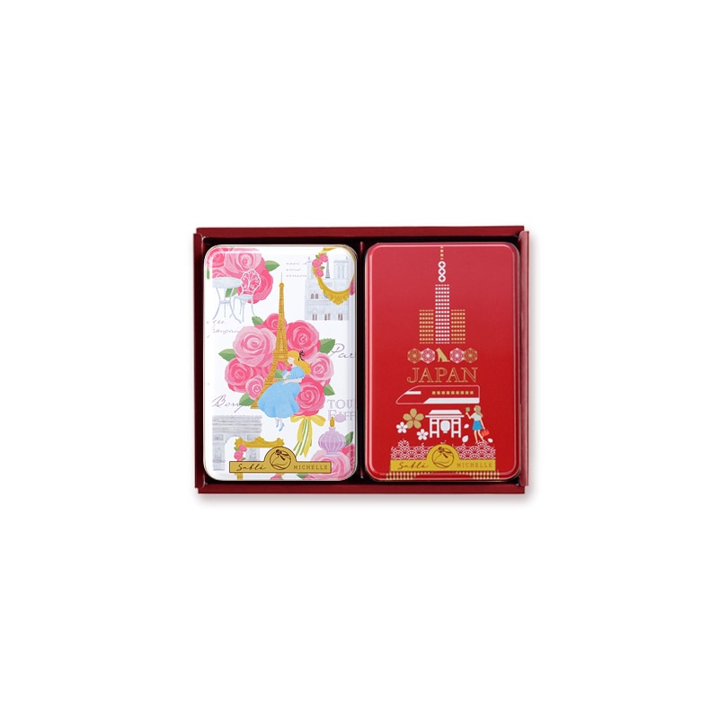 Sable MICHELLE Voyage Sable Paris and Japan two-tin gift set