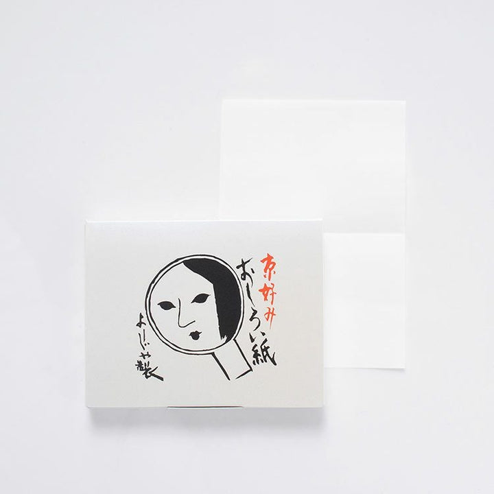 Yojiya Face Powder Paper Pearl Color 60 sheets Japanese makeup touch-up paper front package