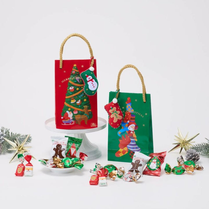 Morozoff Christmas Chocolate Book Gift Box (Green) 74g x 18 pieces