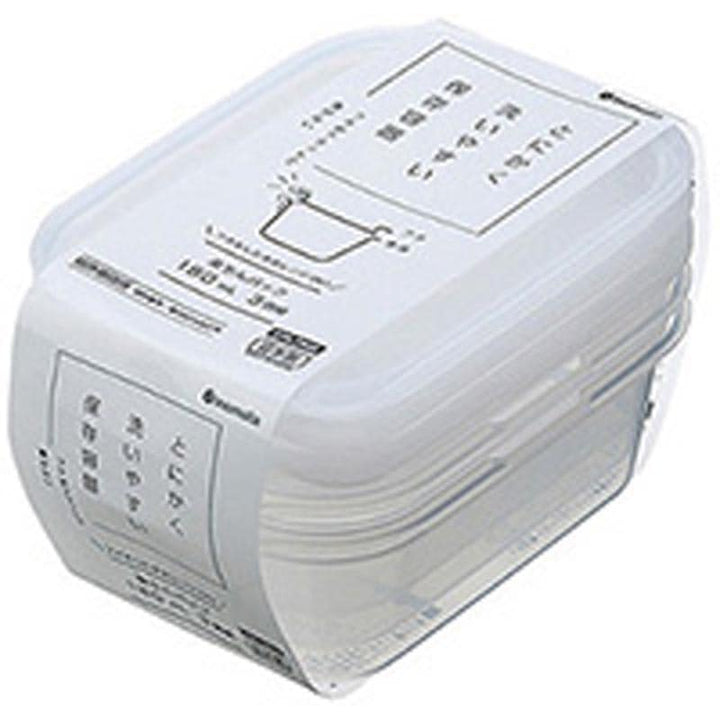 Inomata Easy Microwave Food Containers 180ml set of 3