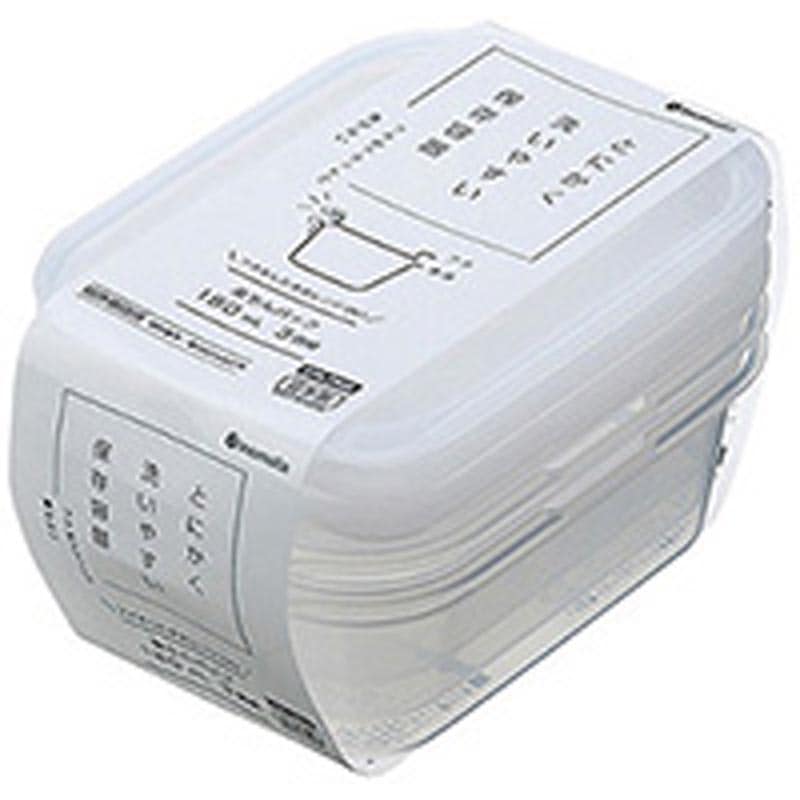 Inomata Easy Microwave Food Containers 180ml set of 3