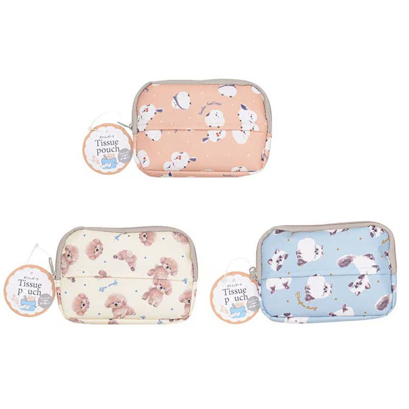 Every Animal Pocket Tissue Pouch Yui mart