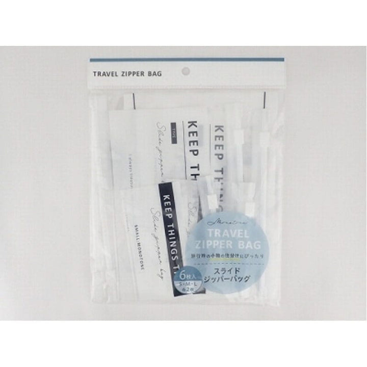 Slide Zipper Bag 6 Sheets (SML)