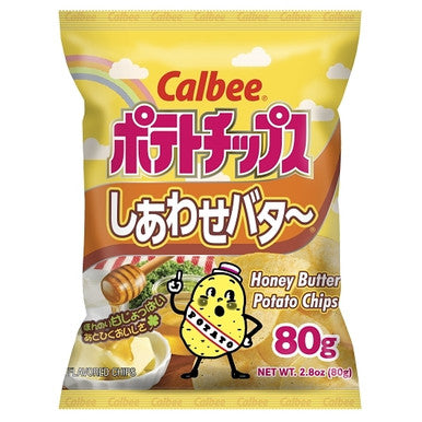 Calbee Honey Butter Potato Chips,80g