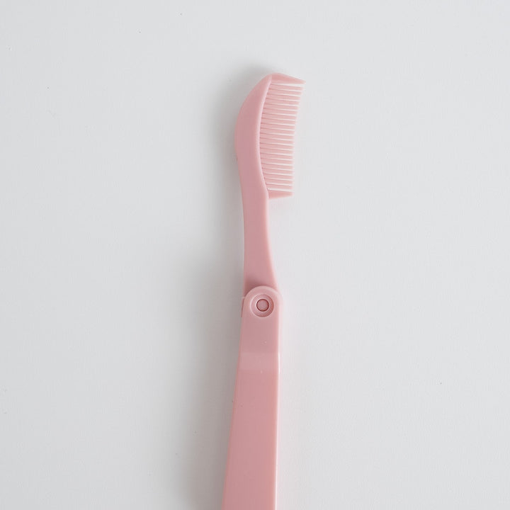 Black folding eyelash comb detail image