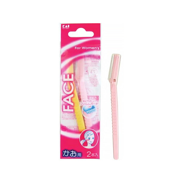 KAI face razor 2 pack package image