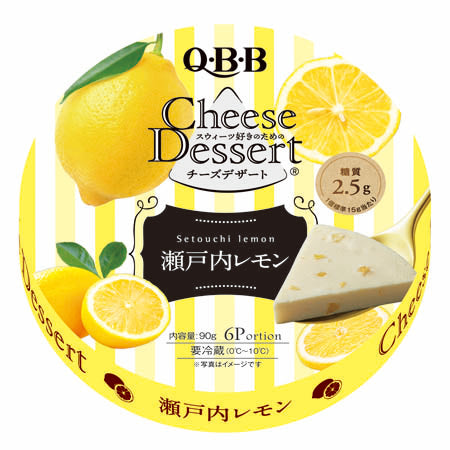 【Refrigerate】QBB Cheese dessert (6 pieces) ,Lemon
