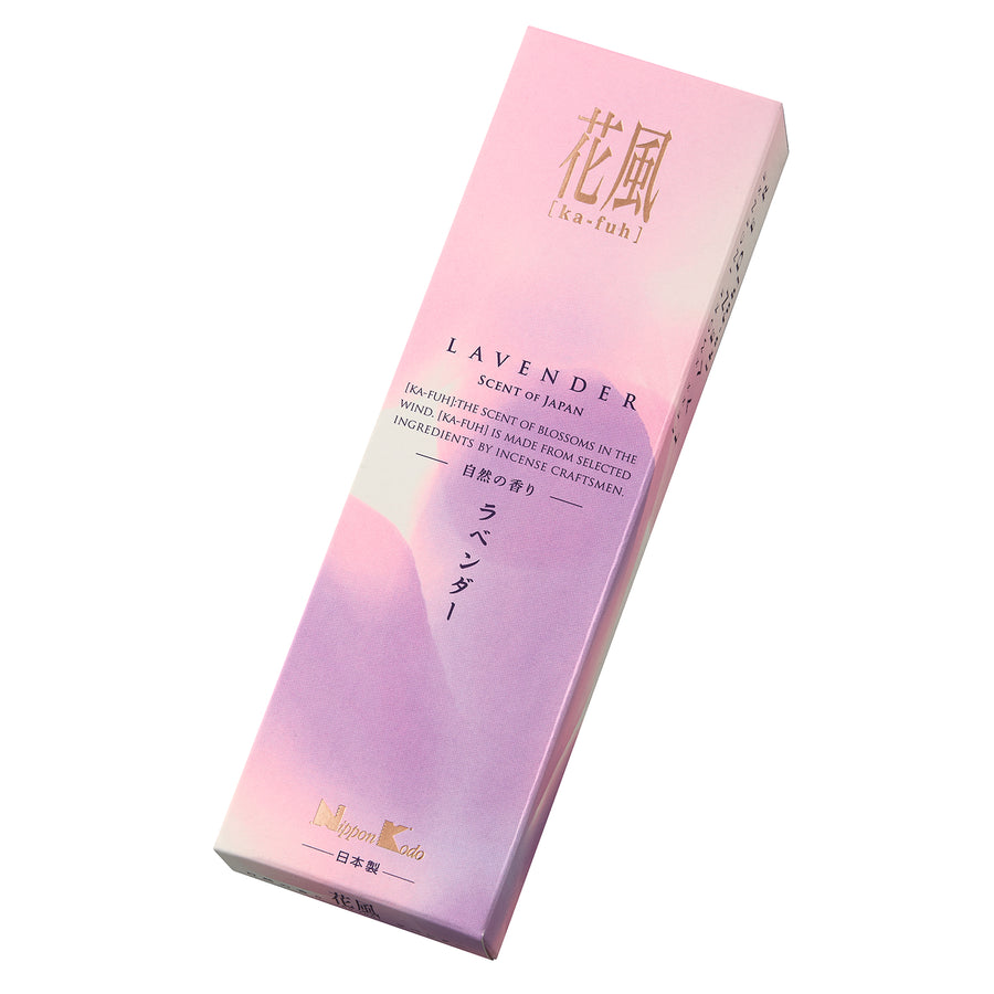 Nippon Kodo Ka-Fuh Lavender low smoke Japanese incense 50g front package