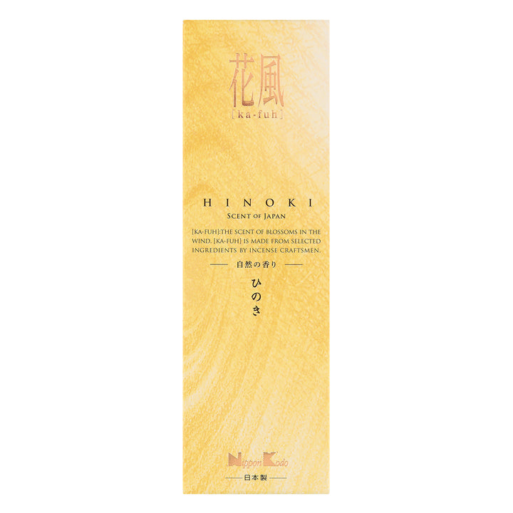 Nippon Kodo Ka-Fuh Hinoki low smoke Japanese incense 50g front package