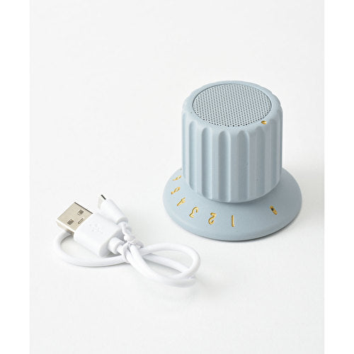 BRUNO Volume Knob IPX4 Bluetooth Speaker - Blue Gray BRUNO
