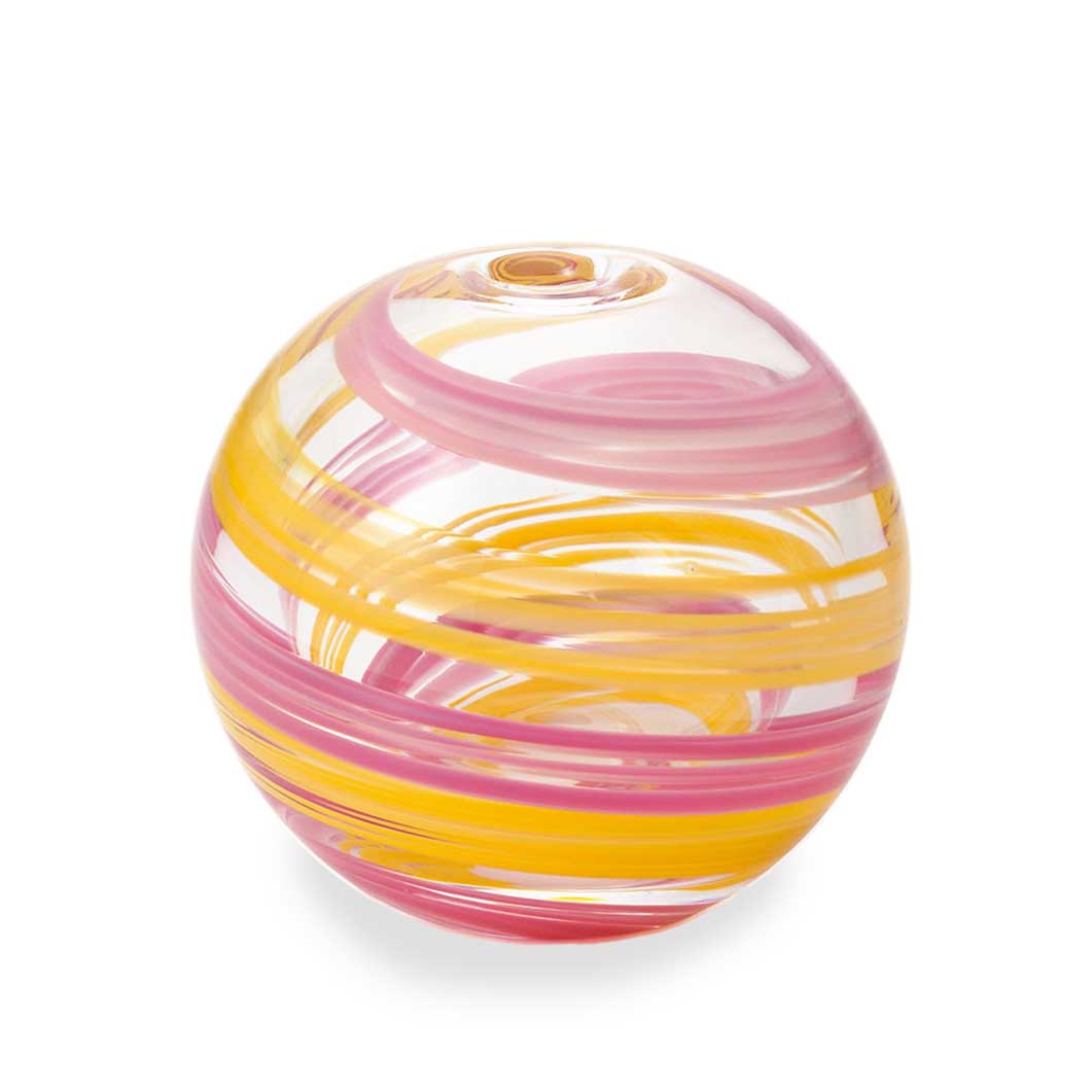 Japan Tsugaru VIDRO Japan's Four Seasons Handmade Glass Single Vase -Sakura Yui mart