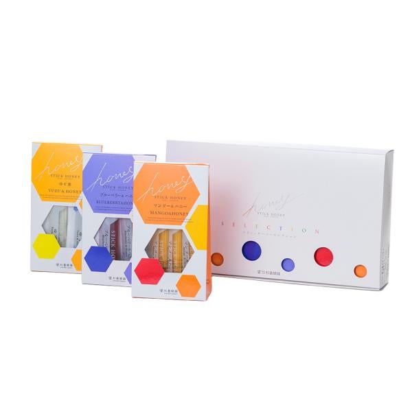 Sugi Bee Garden fruit honey sticks three-flavor gift set