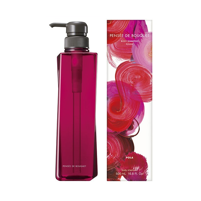POLA Pensee de Bouquet Body Shampoo Rouge 500ml bottle and box