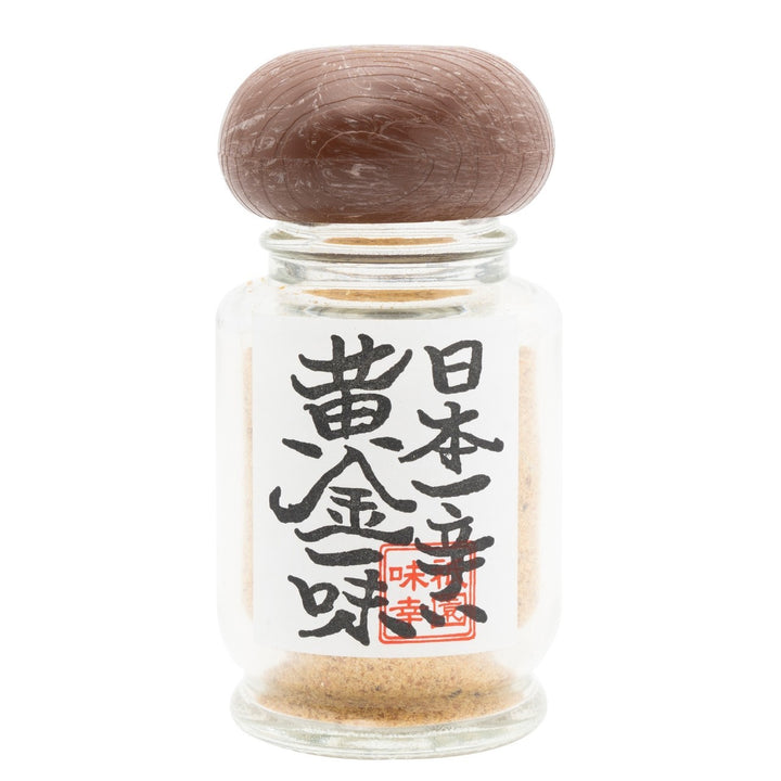 Gion Miyuki Nihon Ichi Karai Ogon Ichimi Golden Chili Pepper 13g bottle made in Japan