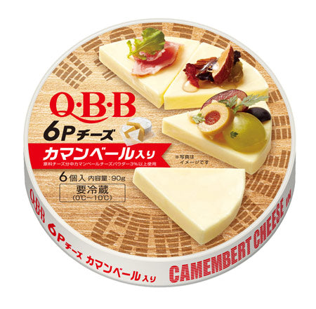 QBB Camembert 6P Cheese 90g package