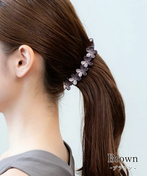 JUNO Flower-shaped banana clip, not easy to fall off Yui mart