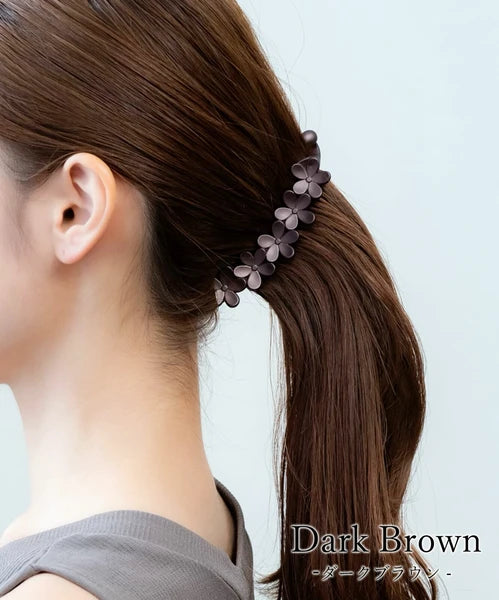 JUNO Flower-shaped banana clip, not easy to fall off Yui mart