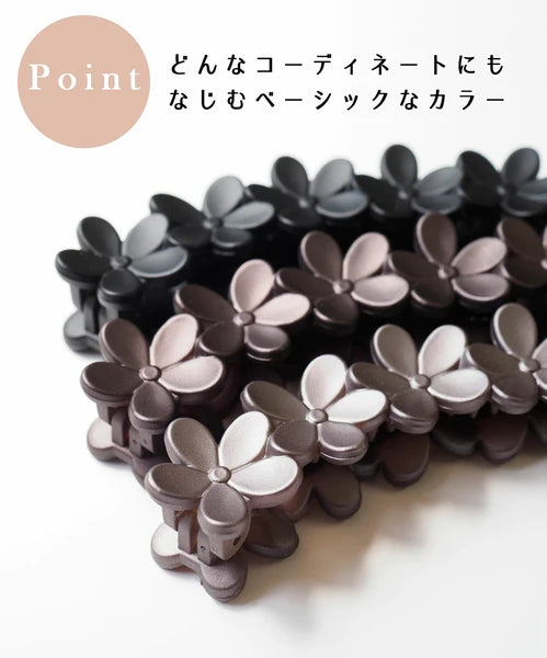 JUNO Flower-shaped banana clip, not easy to fall off Yui mart