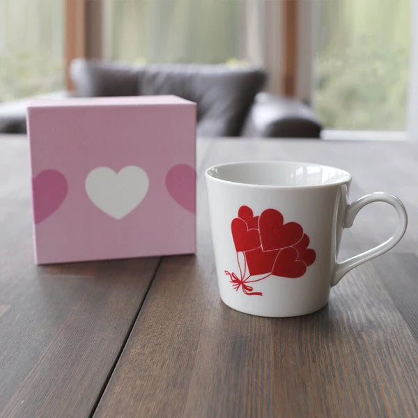 Heartwarming Flower-Shaped Mug [Color-Changing with Temperature, Mino Ware, Made in Japan]