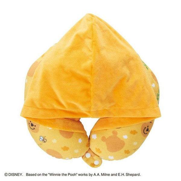 Disney Japan Travel Cartoon Shape Neck Pillow with Hat