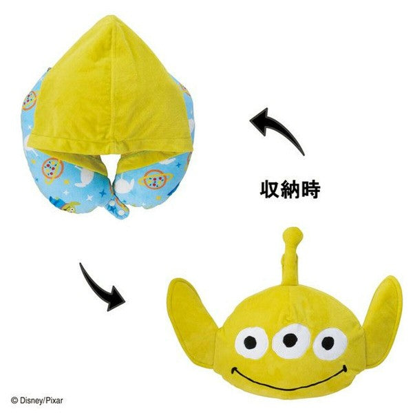 Disney Japan Travel Cartoon Shape Neck Pillow with Hat