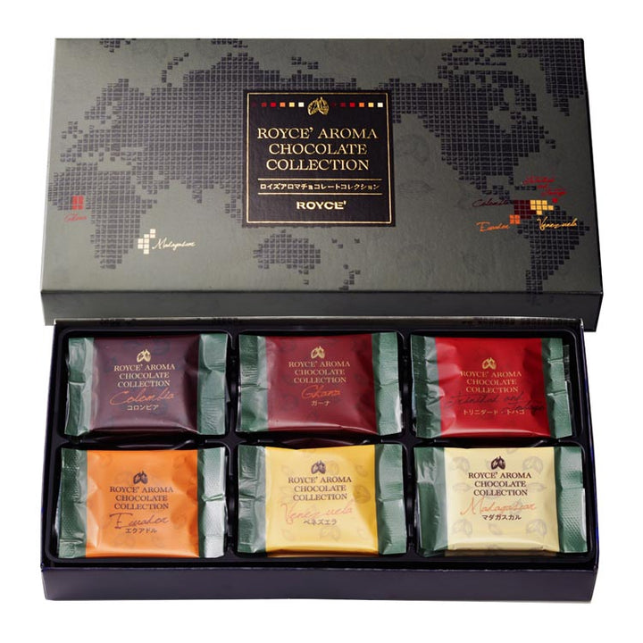 ROYCE Aroma Chocolate Collection, 6 Flavors, 30 Pieces ROYCE