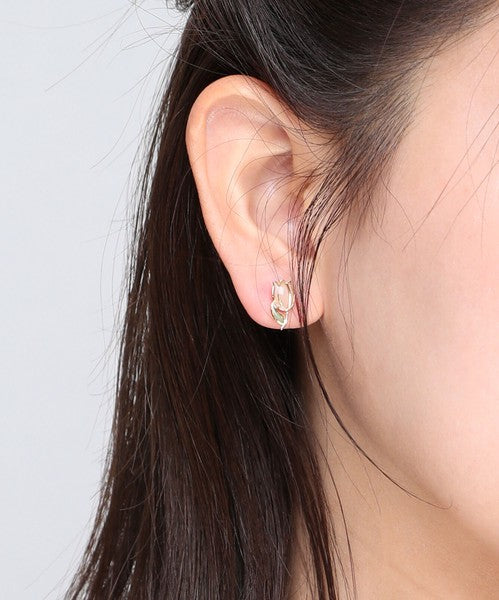 MUK Tulip Epoxy Resin Earrings [Made in Japan] Yui mart