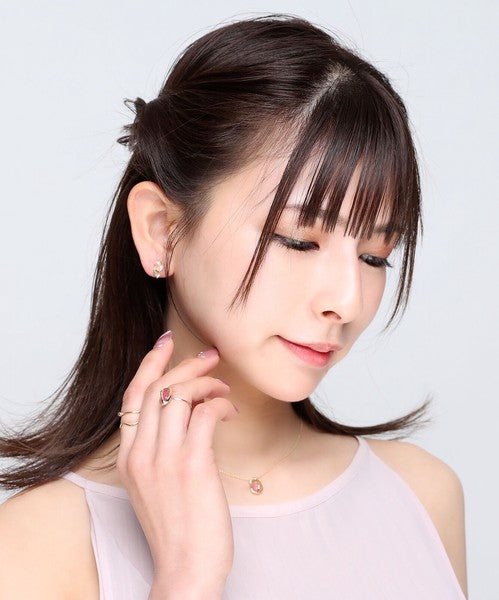 MUK Tulip Epoxy Resin Earrings [Made in Japan] Yui mart