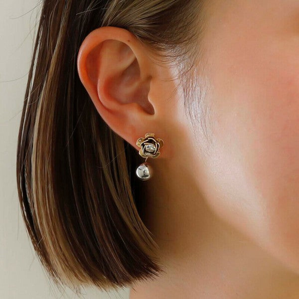 JewCas Rose Earrings [JC4299]