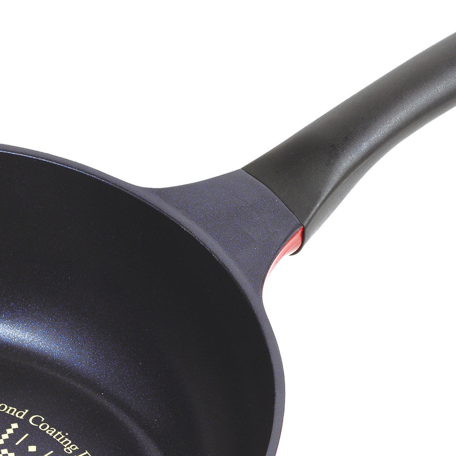 Pearl Metal Karufuka Extra-Deep Diamond-Coated Frying Pan 28cm HB-4717 Pearl Metal