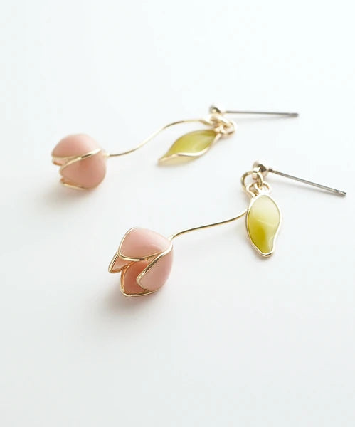 JUNO【Made in Japan】3D tulip earrings