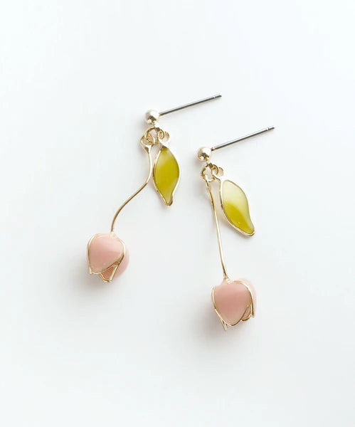 JUNO【Made in Japan】3D tulip earrings
