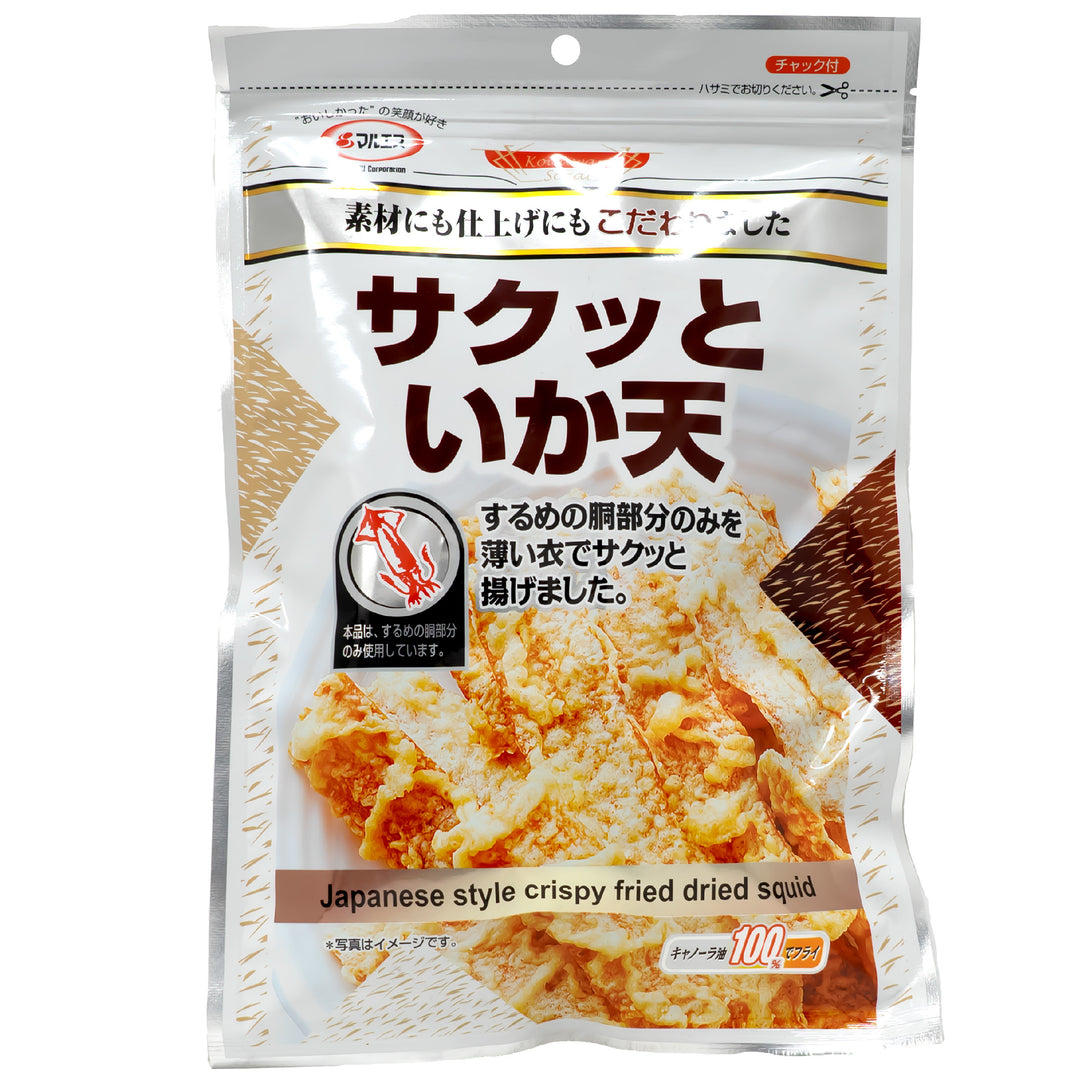 MARUESU Sakutto Ikaten Crunchy Fried Dried Squid 63g