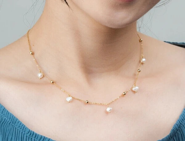 Freshwater Pearl Necklace [Made in Japan]