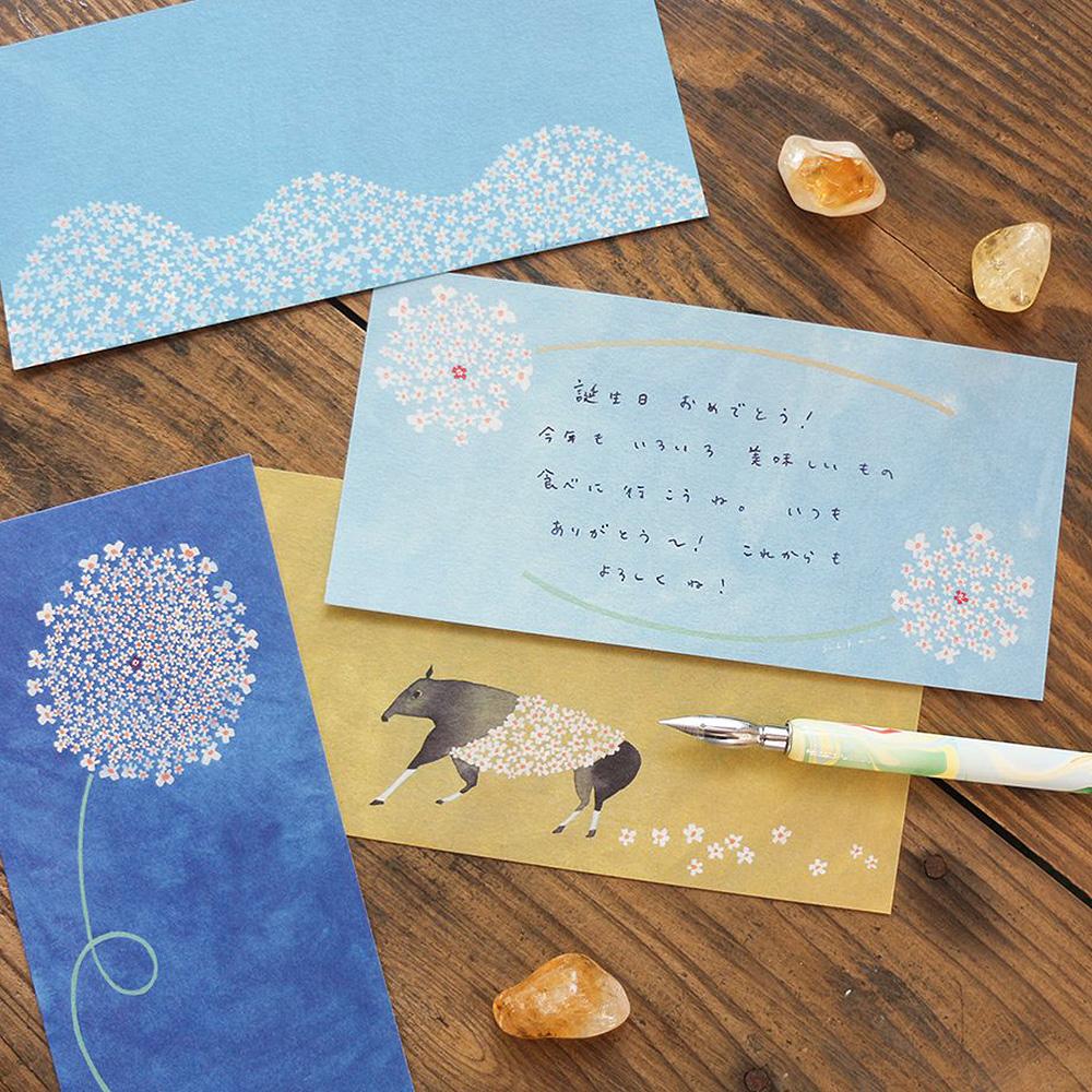 Cozyca Products Subikiawa NORANINJIN Mino Washi Mini Writing Pad Cozyca Products