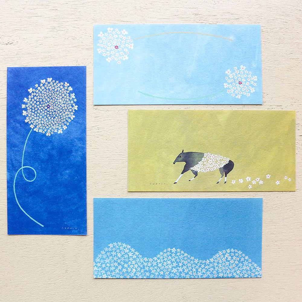 Cozyca Products Subikiawa NORANINJIN Mino Washi Mini Writing Pad Cozyca Products