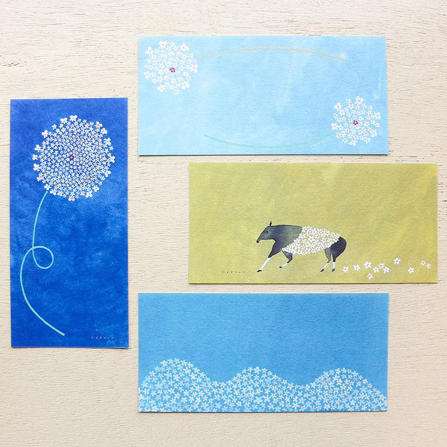 Cozyca Products Subikiawa NORANINJIN Mino Washi Mini Writing Pad Cozyca Products