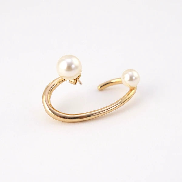 Shesay Earrings/Glass Pearl Nickel-Free Left Ear Single