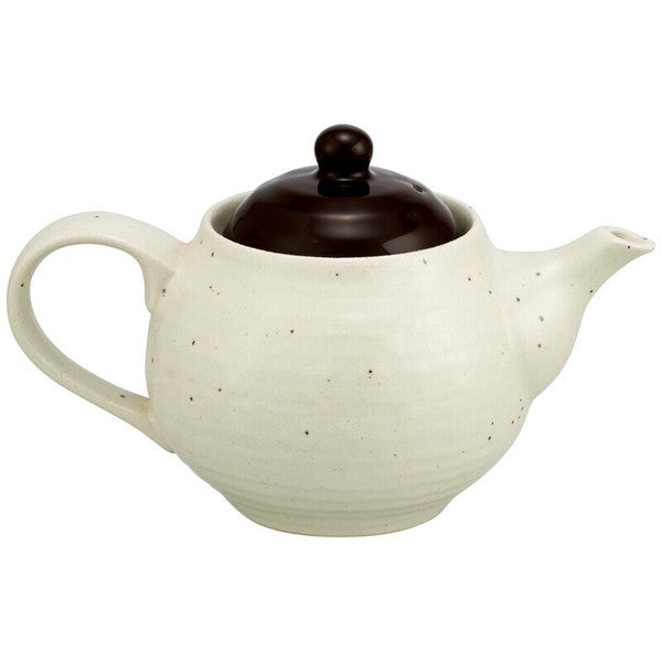 Hello Kitty Sakura Mino Ware ceramic teapot back view