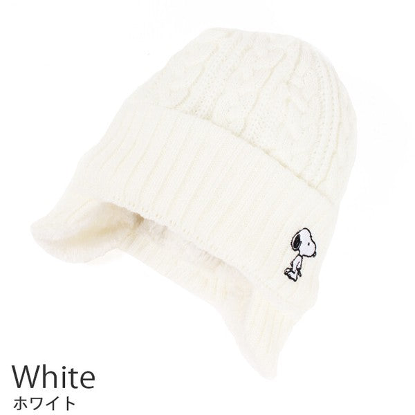 【Pre-Order】PEANUTS Snoopy Kids Ear-Flap Knit Beanie PEANUTS