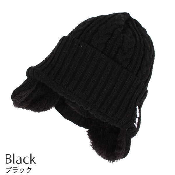 【Pre-Order】PEANUTS Snoopy Kids Ear-Flap Knit Beanie PEANUTS