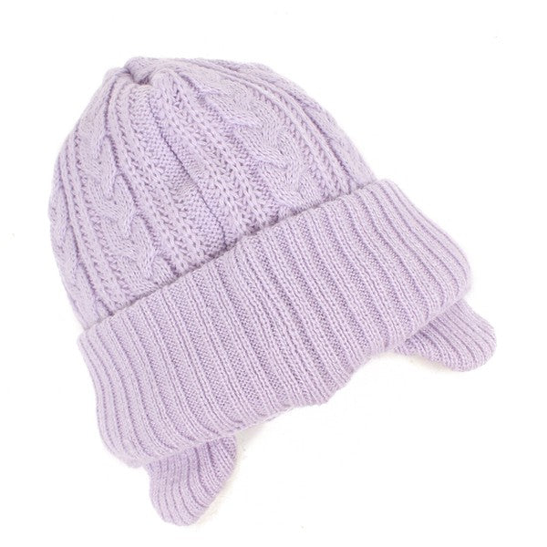 【Pre-Order】PEANUTS Snoopy Kids Ear-Flap Knit Beanie PEANUTS