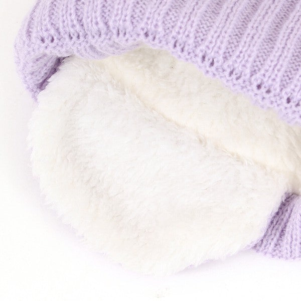 【Pre-Order】PEANUTS Snoopy Kids Ear-Flap Knit Beanie PEANUTS