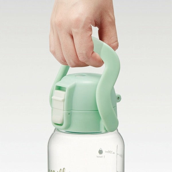 Skater Timing Design Transparent Direct Drinking Plastic Water Cup Large Capacity 1000ml （Miffy）